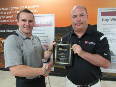 Westlake Presents award to ADESA Phoenix MAR 2015
